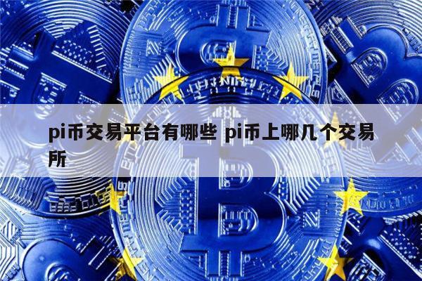 pi币交易平台有哪些 有什么 交易平台有pi币-第1张图片-芝麻交易所下载